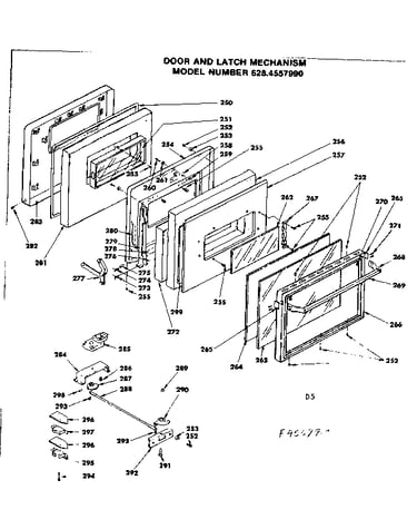Door and latch mechanism