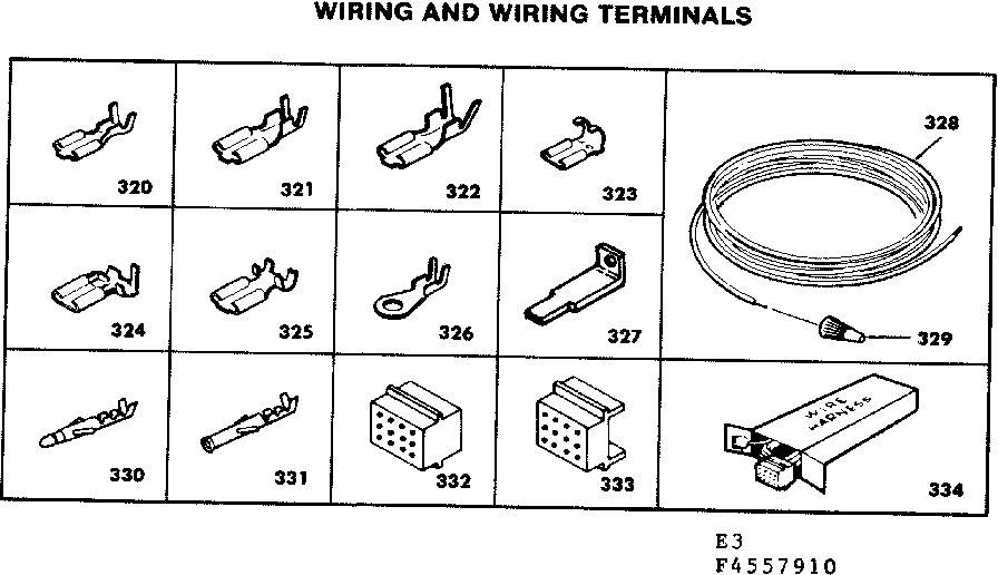 Wiring and wiring terminals