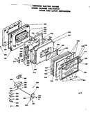 Door and latch mechanism