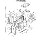 Kenmore 6284558252 body assembly diagram