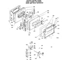 Kenmore 6284568091 door and latch mechanism diagram