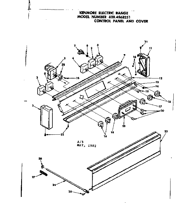 Control panel and cover