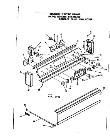 Control panel and cover