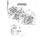 Kenmore 6284568251 door and latch mechanism diagram