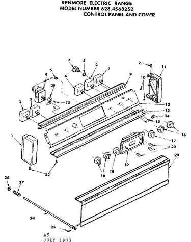 Control panel and cover