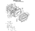 Kenmore 6284568252 door and latch mechanism diagram
