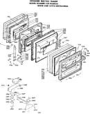 Door and latch mechanism