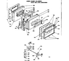 Kenmore 6284588090 door and latch mechanism diagram