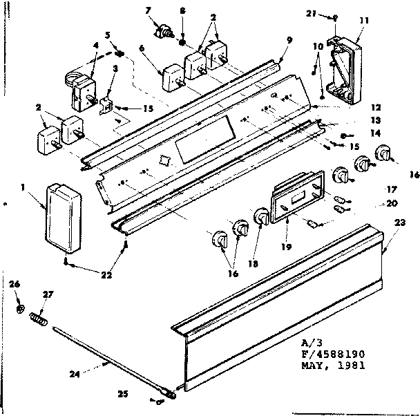 Control panel and cover