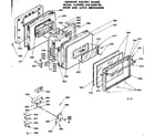 Kenmore 6284588190 door and latch mechanism diagram