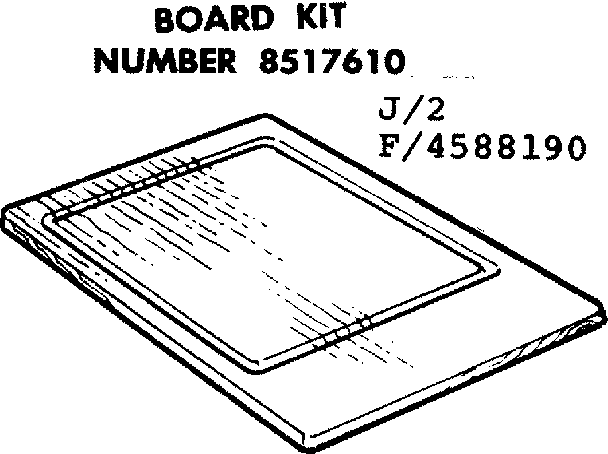 Optional cutting board kit