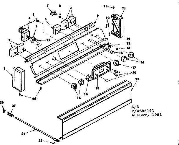 Control panel and cover