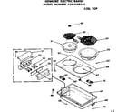 Kenmore 6284588191 coil top diagram