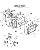 Door and latch mechanism