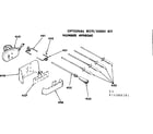 Kenmore 6284588191 optional roti/shish kit no. 4998060 diagram