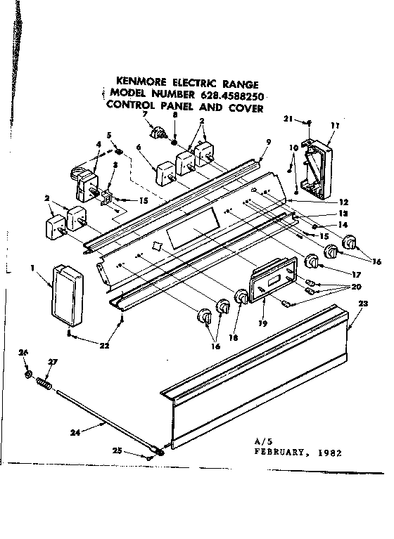 Control panel and cover