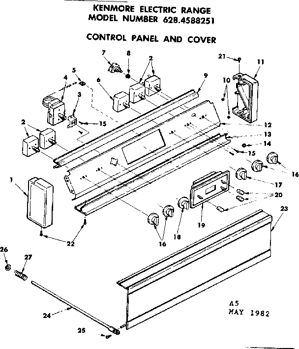 Control panel and cover
