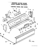 Control panel and cover