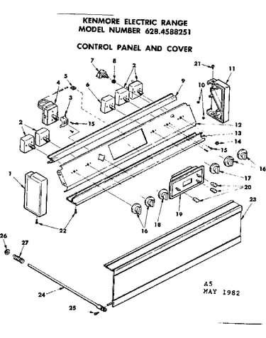 Control panel and cover