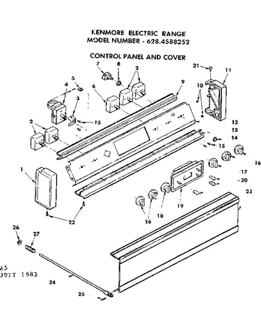 Control panel and cover