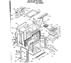Kenmore 6284588252 body assembly diagram