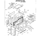 Kenmore 6284588450 body assembly diagram