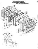 Door and latch mechanism