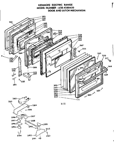 Door and latch mechanism
