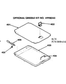 Optional griddle kit no. 4998050