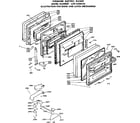 Kenmore 6284588550 door & latch mechanism diagram