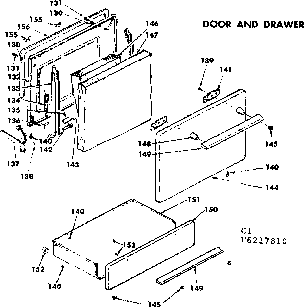 Door and drawer