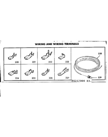 Wiring and wiring terminals
