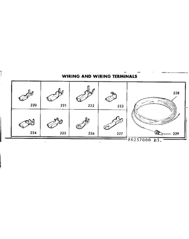 Wiring and wiring terminals