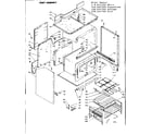 Kenmore 6286267060 body assembly diagram