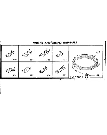 Wiring and wiring terminals