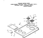 Kenmore 6286368211 cooktop assembly diagram