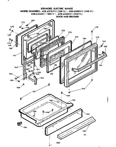 Door and drawer