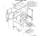 Kenmore 6286327220 body assembly diagram
