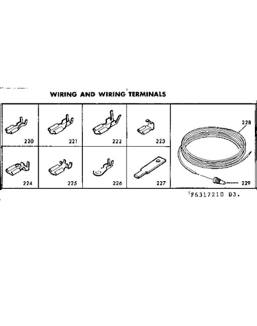 Wiring and wiring terminals