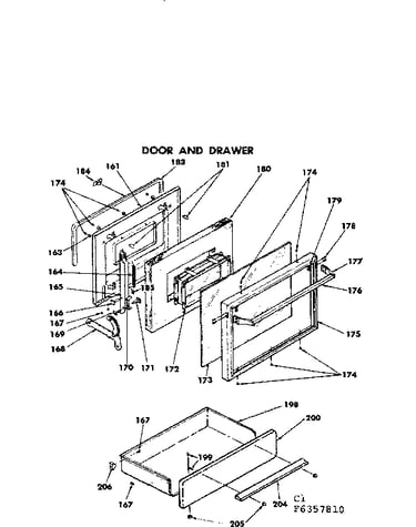 Door and drawer