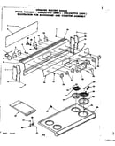 Backguard and cooktop assembly