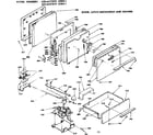 Kenmore 6286427810 door, latch mechanism and drawer diagram