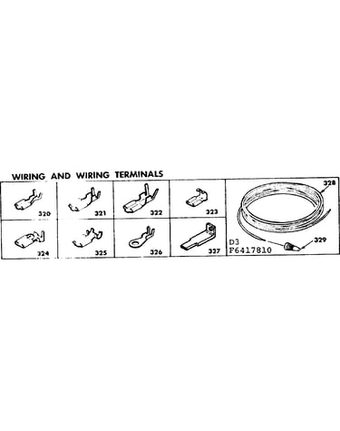Wiring and wiring terminals