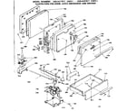 Kenmore 6286427811 door, latch mechanism and drawer diagram
