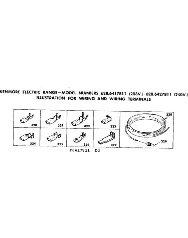 Wiring and wiring terminals