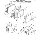 Kenmore 6286417910 door, latch mechanism and drawer diagram