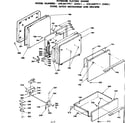 Kenmore 6286417911 door latch mechanism and drawer diagram