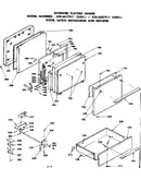 Door latch mechanism and drawer