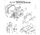 Kenmore 6286427912 door latch mechanism & drawer diagram