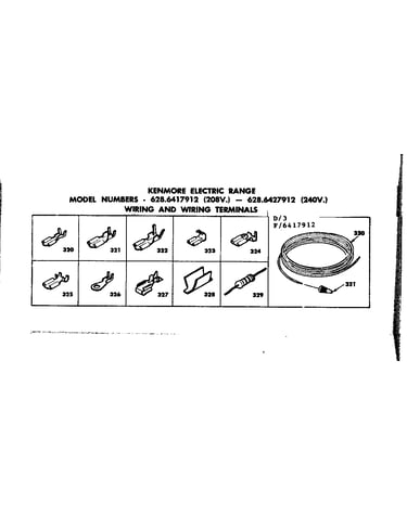Wiring and wiring terminals